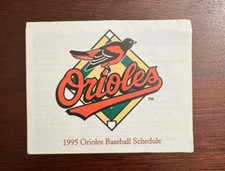 Baltimore Orioles 1995 - Calendario de bolsillo / Calendario - MLB Béisbol - Coca Cola