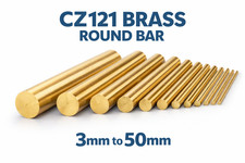 CZ121 Brass Round Bar Rod | 3mm?50mm Diameter | Free Cutting Machining Brass