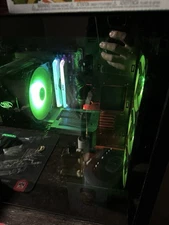 Gaming Desktop Computer Setup