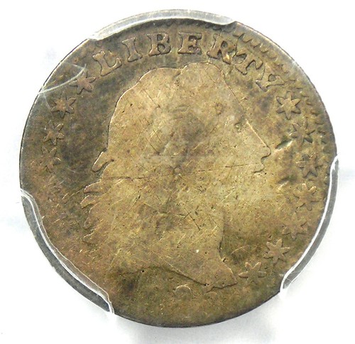 1795 Flowing Hair Half Dime H10C - Certified PCGS VG Details - Rare Date Coin!
