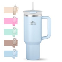 Tumbler Thermobecher Isoliert Edelstahl Strohhalm Auto GeträNkehalter 1200 Ml