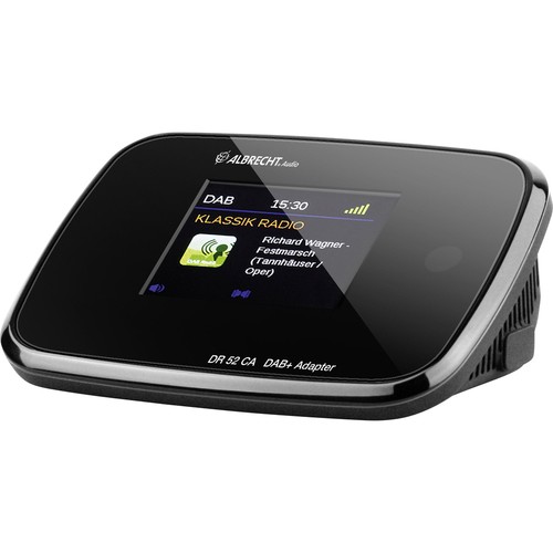 Albrecht DR 52 CA Radio-Adapter DAB+, UKW    Schwarz - Bild 1 von 2