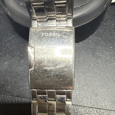 Fossil Bracelet Wristwatch Band Stainless Steel Silver 15.55mm 22.02mm 252000