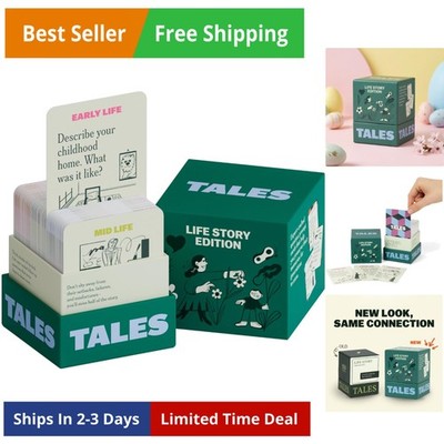 150 Life Story Interview Kit, Conversation Cards, for Grandparents, Parents, ...