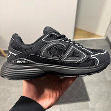 HERRENSCHUHE DIOR B30 SNEAKER GRÖSSE 44 SCHW...
