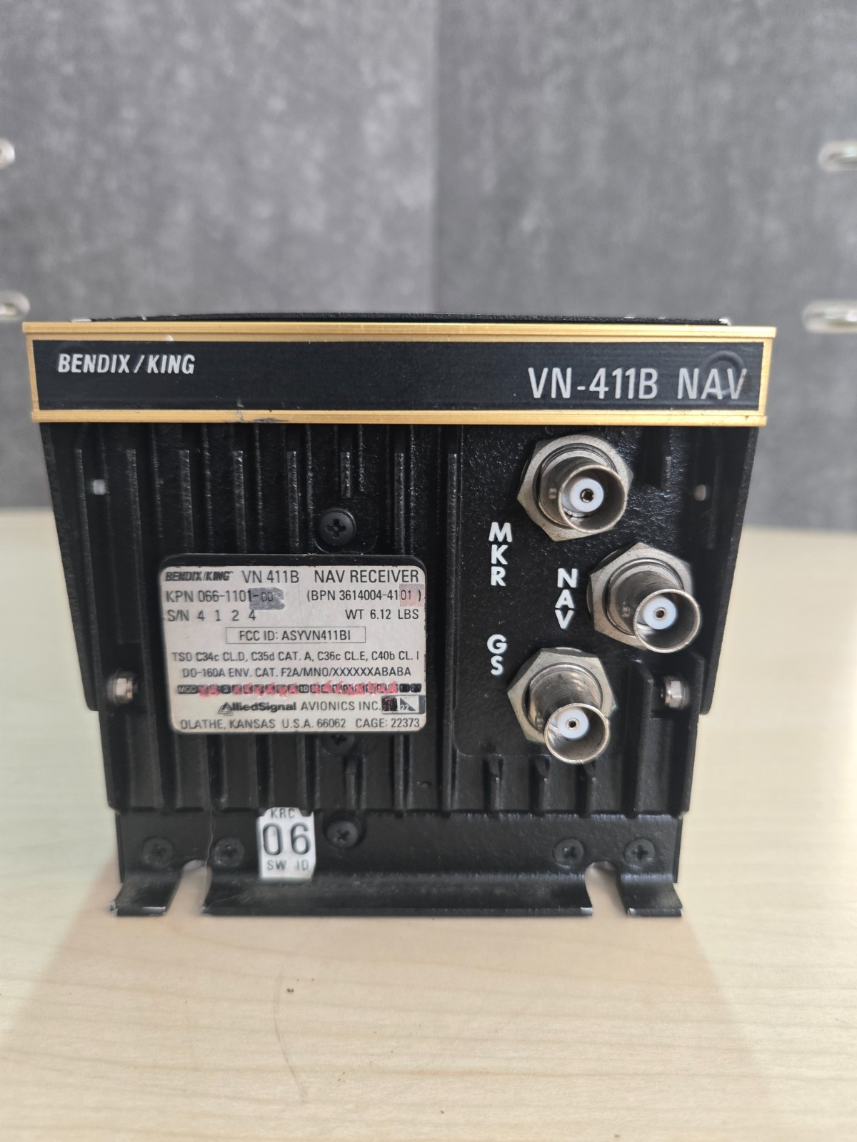 Bendix/King VC-411B NAV VHF Reseiver – Flugfunkgerät