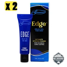 Edge Delay Gel For Men 7ml Australia Made Twin Pack