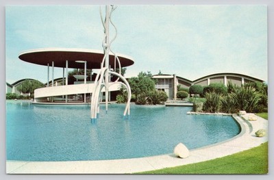 Paul Masson Wine Cellars Saratoga CA Mid-Century Modern Rotunda Pool Sculpture