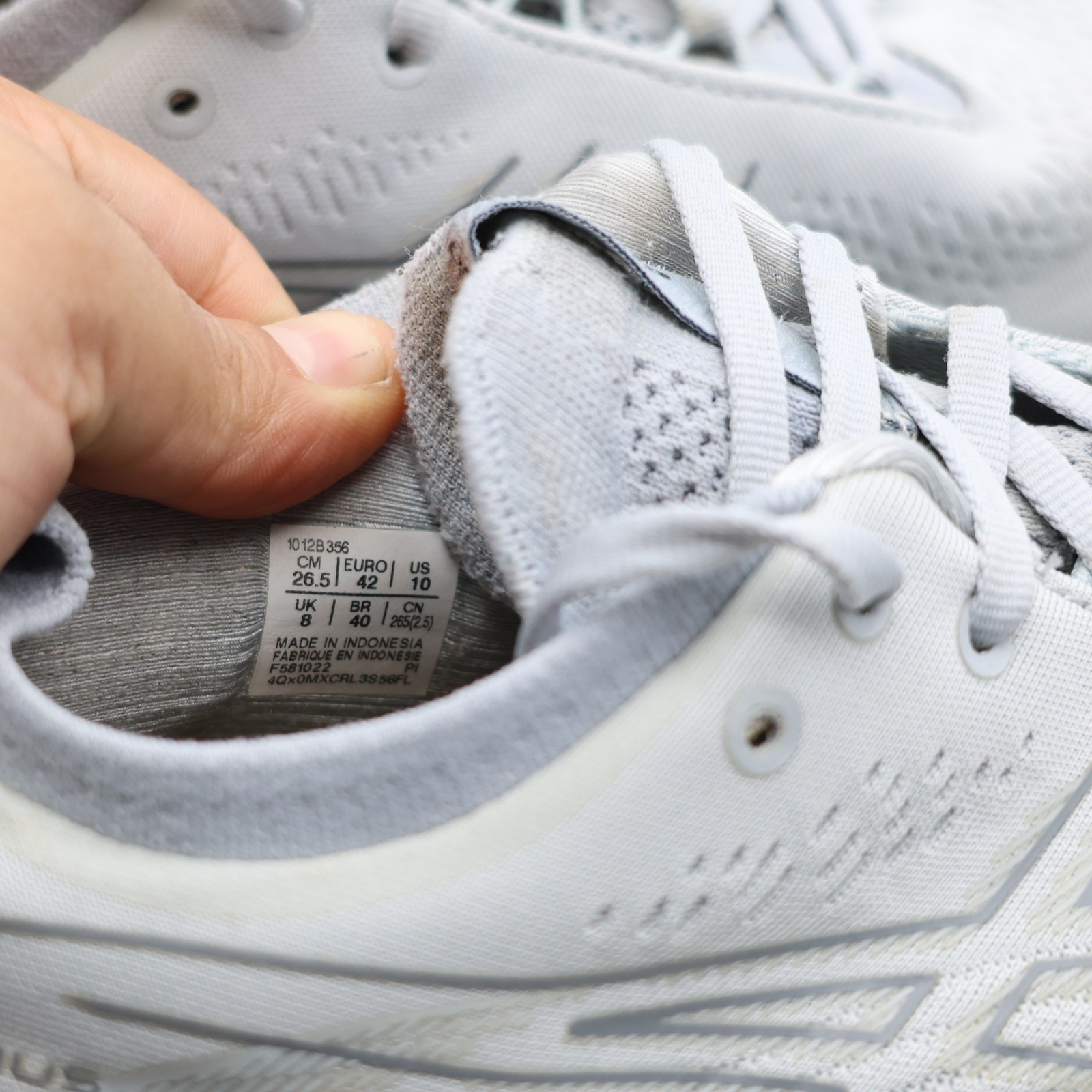 ASICS Gel-Cumulus 25 Women's Size 10 Gray Running Athletic Sneakers 1012B356 thumbnail 3