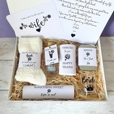 Bride Wedding Day Gift, Bridal Emergency Box, For my Bride, Happy Wedding Day,