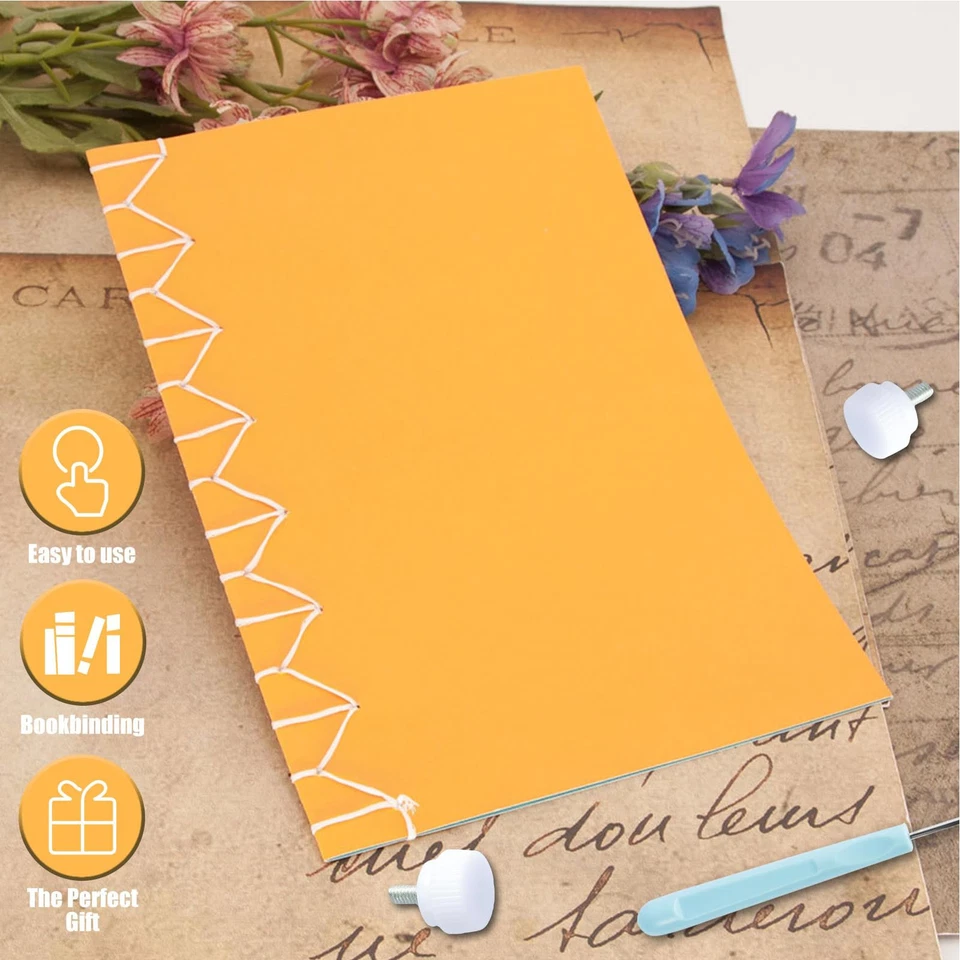 Фирменный Пробивной Инструмент для Переплета Книг с Руководством по Шило и Комплектом для Переплета Книг Колыбель - Изображение 3 из 4