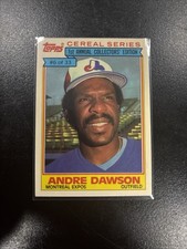 1984 Topps Cereal Series Andre Dawson Montreal Expos #6