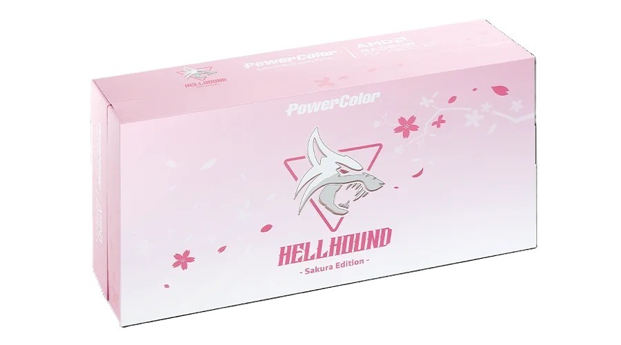 PowerColor Hellhound Sakura AMD Radeon RX 7800 XT 16GB GDDR6