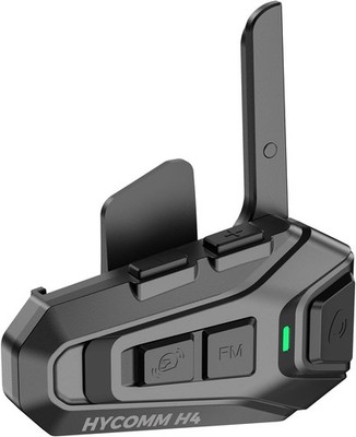 HYCOMM H4 Motorcycle Bluetooth Headset for Helmet 4 Rider Intercom 35H Battery