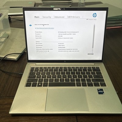 HP EliteBook 840 G10 Laptop i7 1365U 4.7GHz No Ram or SSD