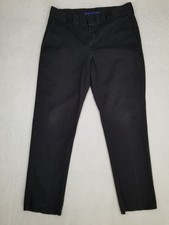 Dickies Men's Slim Taper Fit Work Pants Size 34x30 Black Flex Stretch Workwear