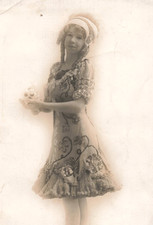 Clara Zelig c1900 Photo Vaudeville Girl Stage Dancer Theater Pretty e*P185c