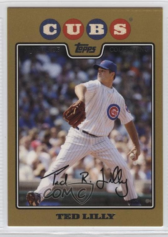 2008 Topps Gold Border 680/2008 Ted Lilly #609 0a1