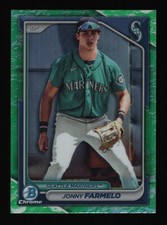 2024 Bowman #BCP-147 Jonny Farmelo Chrome Prospects Lunar Glow Refractors