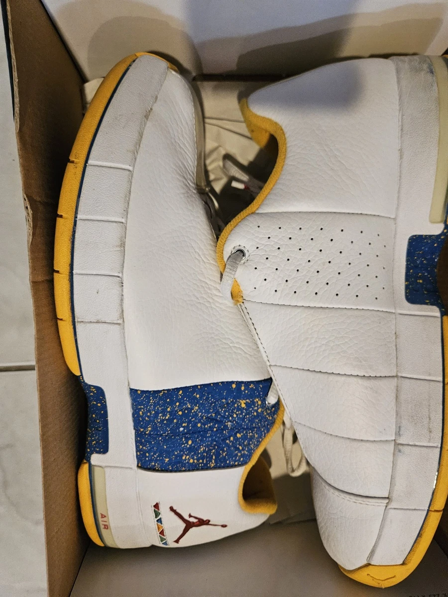 Jordan XDR バスケットボールシューズ ホワイト/ブルー/イエロー Jordan Team Elite 2 Low White Blue Yellow for Sale | Authenticity
