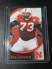 DJ Jones - Nebraska Football 2010 - Nebraska Cornhuskers - Pocket Schedule