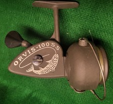 Mulinello da spinning vintage Orvis modello 100 SS acciaio inox scatola originale mai usato