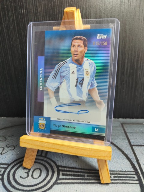 2026 Topps Argentina Team Set Diego Simeone Auto Blue /150