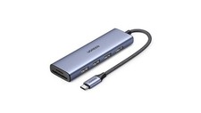 HUB Ugreen CM511 20956A 6 en 1 USB-C - HDMI / 3x Lecteur de carte USB-A 3.0 / 