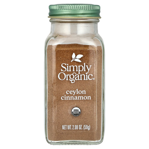 Simply Organic Organic Ceylon Cinnamon 2 08 oz 59 g Kosher, Organic