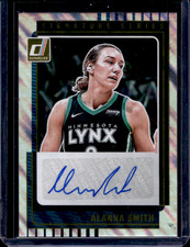 2025 WNBA Panini Donruss Alanna Smith Signature Series No. SS-AS Auto