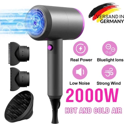 MARKENLOS Profi Haartrockner Haarföhn Föhn Fön Haare Trockner Dryer Haarfön Diffusor 2000W