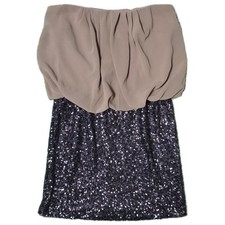 Windsor Dress Womens Small Purple Sequin Strapless Party Mini Dress(R)