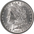 1884-P Morgan Silver Dollar PCGS MS64 Great Eye Appeal Strong Strike STOCK