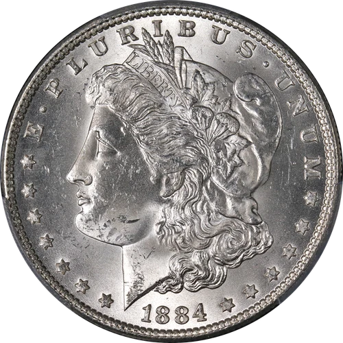 1884-P Morgan Silver Dollar PCGS MS64 Great Eye Appeal Strong Strike STOCK