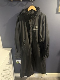 Equidry Women's Equestrian Coat Black Medium Fleece Lined