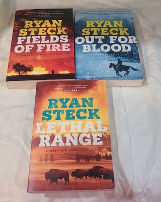 Ryan Steck Matthew Redd Series Lot (First 3 in series) Fields, Blood, Lethal PB