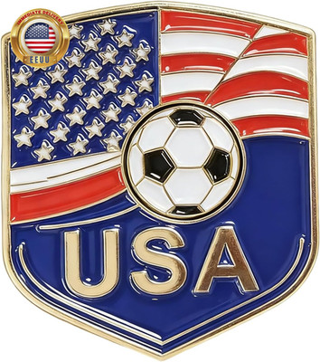 2026 World Cup National Team Pin Badge,Collectible Metal Enamel Brooch for Footb
