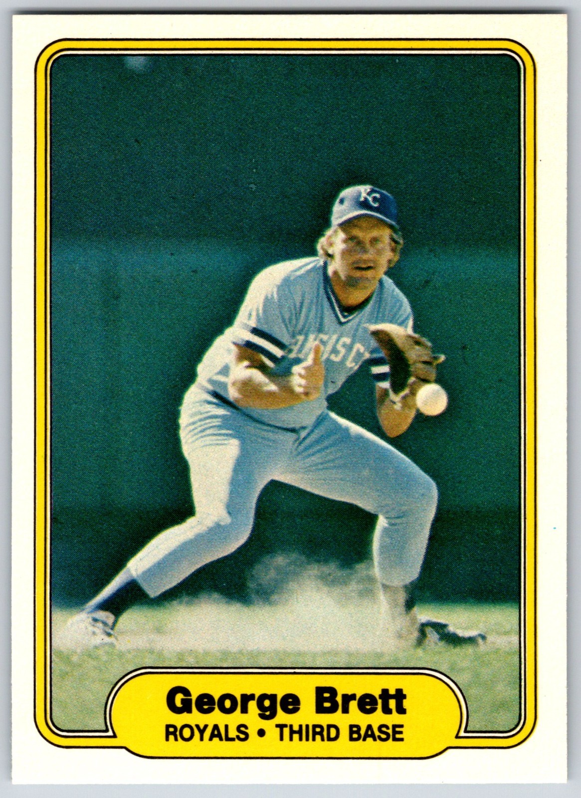 1982 Fleer #405 - George Brett Kansas City Royals (NM) *HGCARDS*