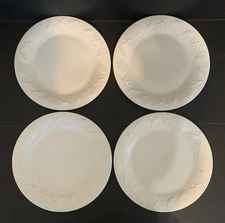 Coquille Tabletops Unlimited Embossed Shells & Starfish Dinner Plates - Set of 4