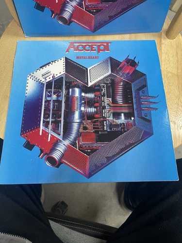 ACCEPT~Metal Heart LP~85 Portrait~BFR 39974~PITMAN PRESS~PLAYS EX~NM/VG(2)