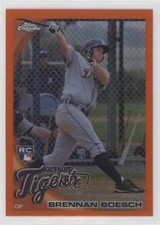 2010 Topps Chrome Orange Refractor Brennan Boesch #182 1k4