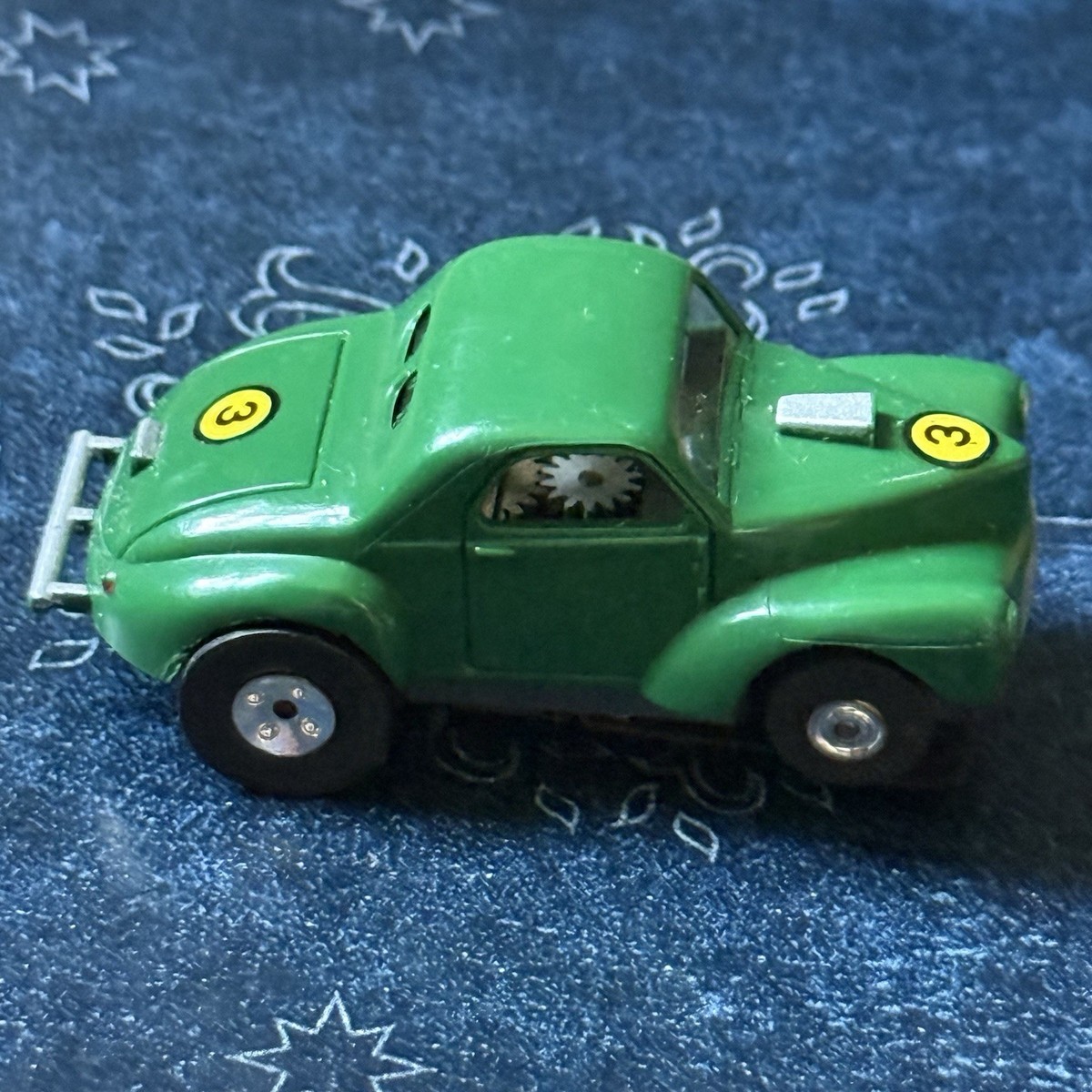 Vintage Aurora 1941 Willys Coupe Gasser T-Jet HO scale slot car