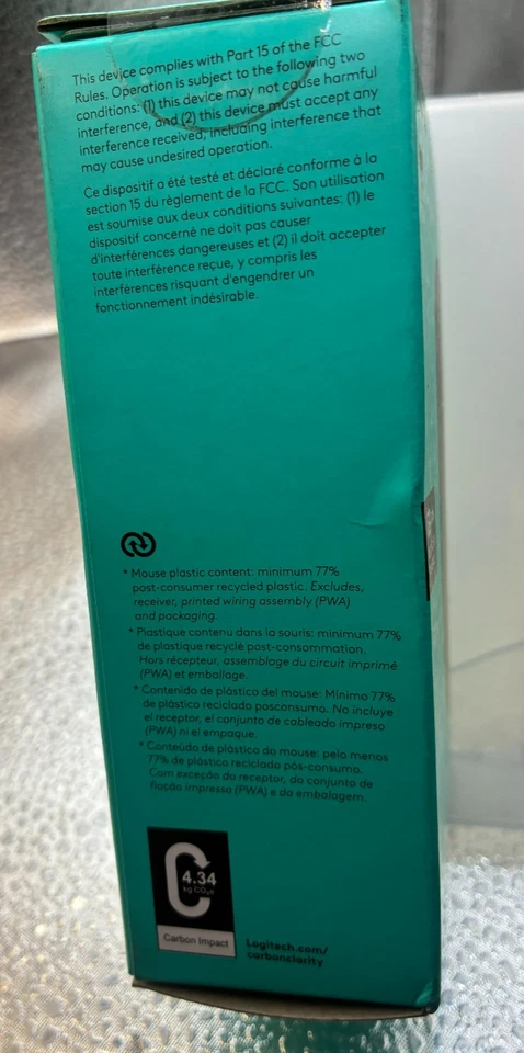 Logitech M310 Wireless Mouse Black 18M Battery Life USB Receiver - Image 4 of 4