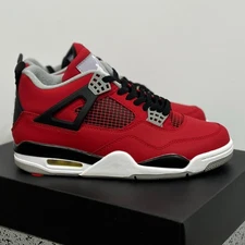 NIKE Air Jordan 4 'Men's retro red basketball shoes