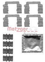 Metzger ZubehöRsatz, Scheibenbremsbelag Hinterachse U.A. FüR Opel, Saab