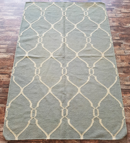 Vintage Handmade Traditional Lovely Moroccan Kilim Floor Rug Carpet 169x109 cm