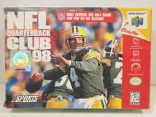 NFL Quarterback Club 98 Nintendo 64 N64 Authentic BOX ONLY