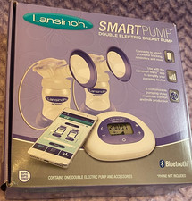 LANSINOH SMART PUMP DOUBLE ELECTRIC BREAST MILK PUMP - NEW