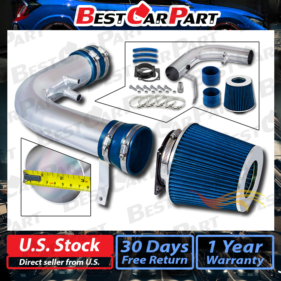 BCP BLUE 1997 1998 1999 F250/Navigator 5.4 V8 Short Ram Air Intake Kit + Filter