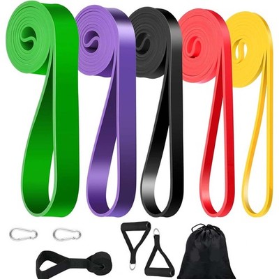 5PCS Heavy Duty Resistance Bands Loop for Gym Exercise Pull up Fitness Workout